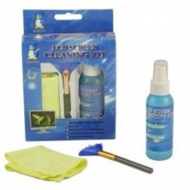 Kit Curatare Clean, solutie 60 ml, microfibra antistatica, perie Kit Curatare Clean, solutie 60 ml, microfibra antistatica, perie